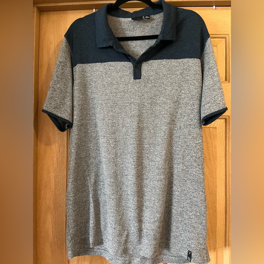 Men’s size 2xl polo blue gray